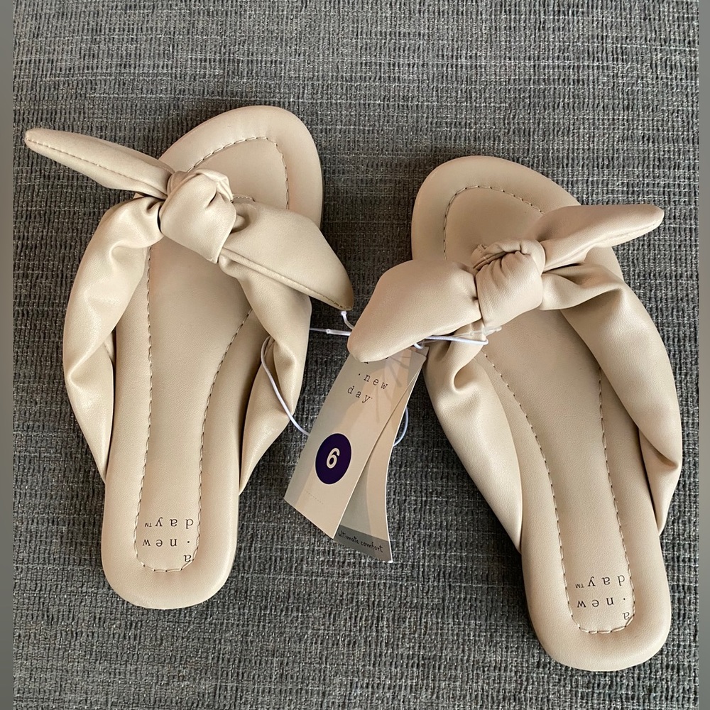 A New Day, Off-white Sandals! Brand New!
